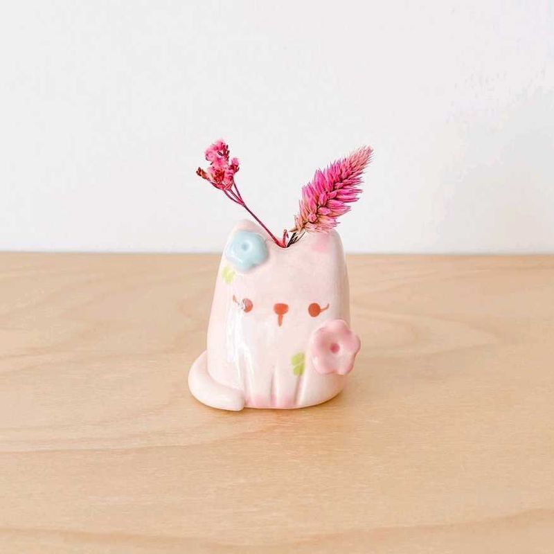 Mini Cat Vase 🐱🌷