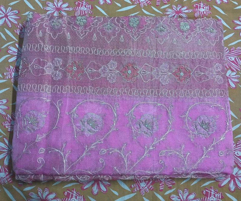 Heavy Embroidery Saree