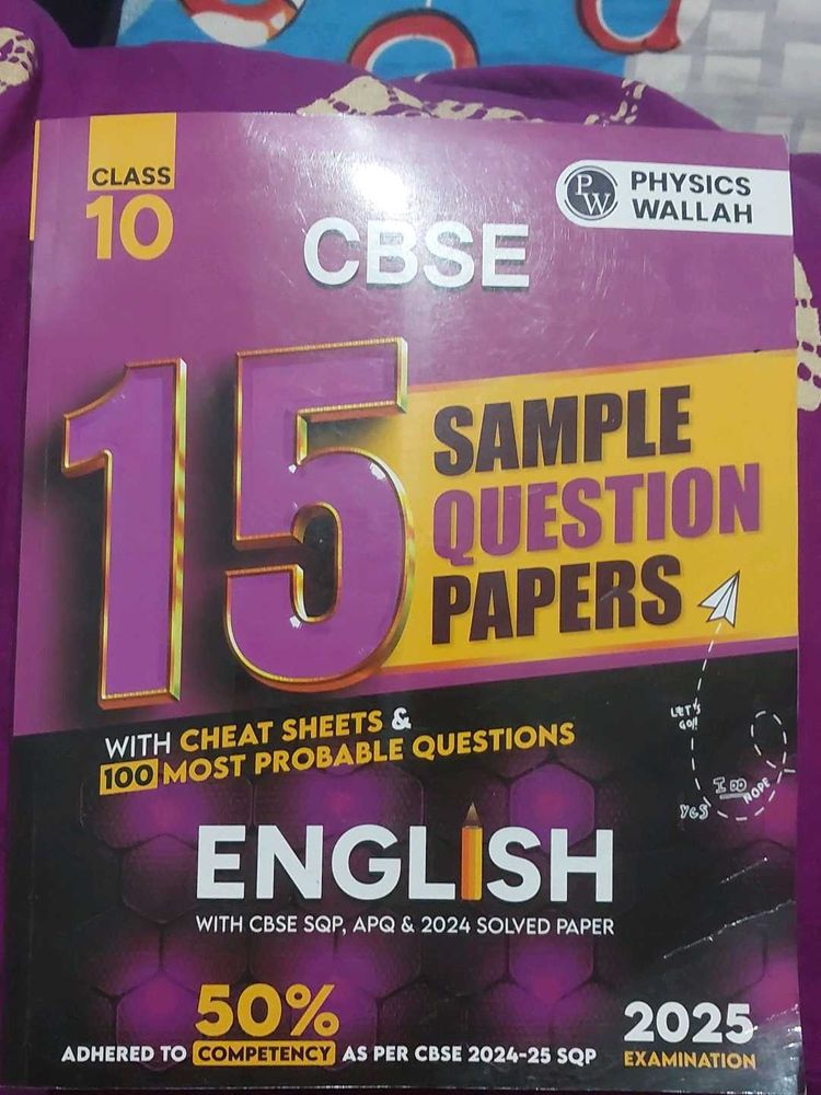 PhysicsWallah Cbse Class 10 English Sample Papers