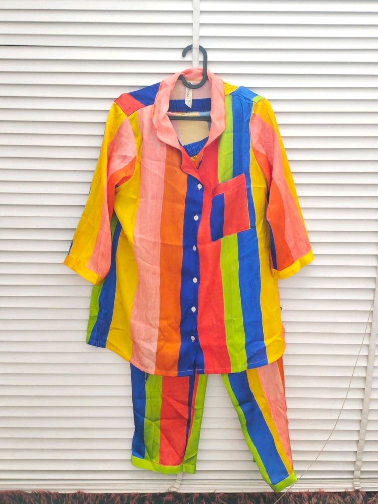 Multicolored Co-ord Set