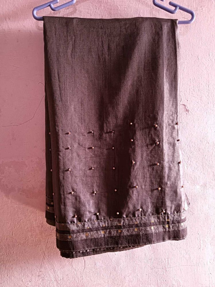 Grey Colour Saree