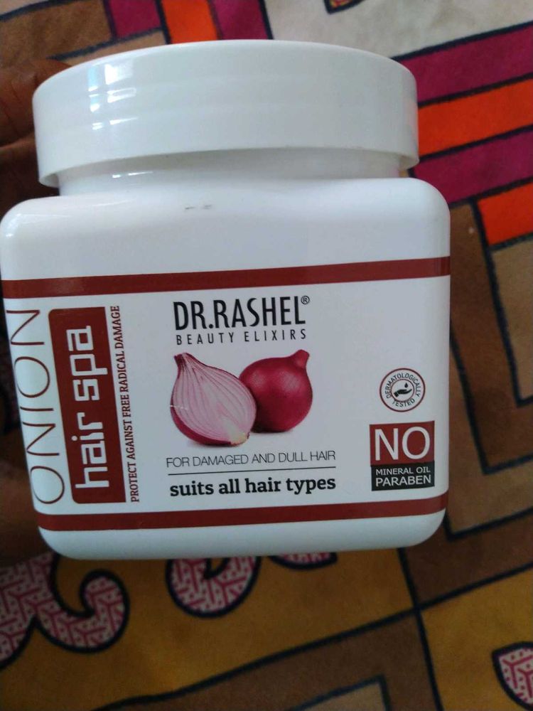 Dr Rashel Onion Hair Spa Cream.