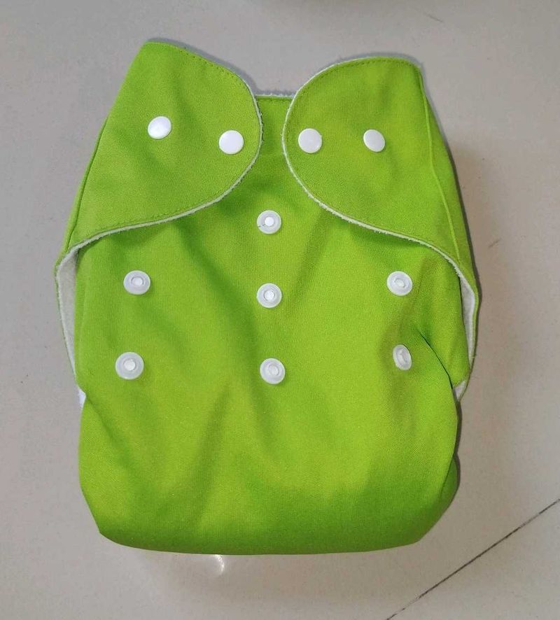 Green Cloth Diaper