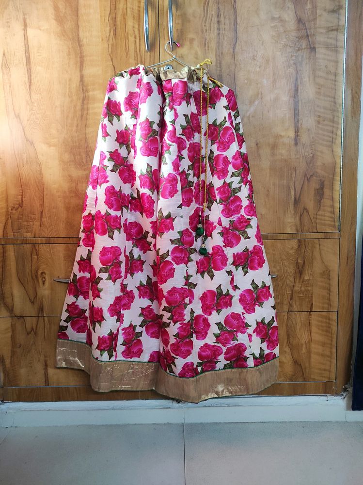 Floral Print Maxi Skirt