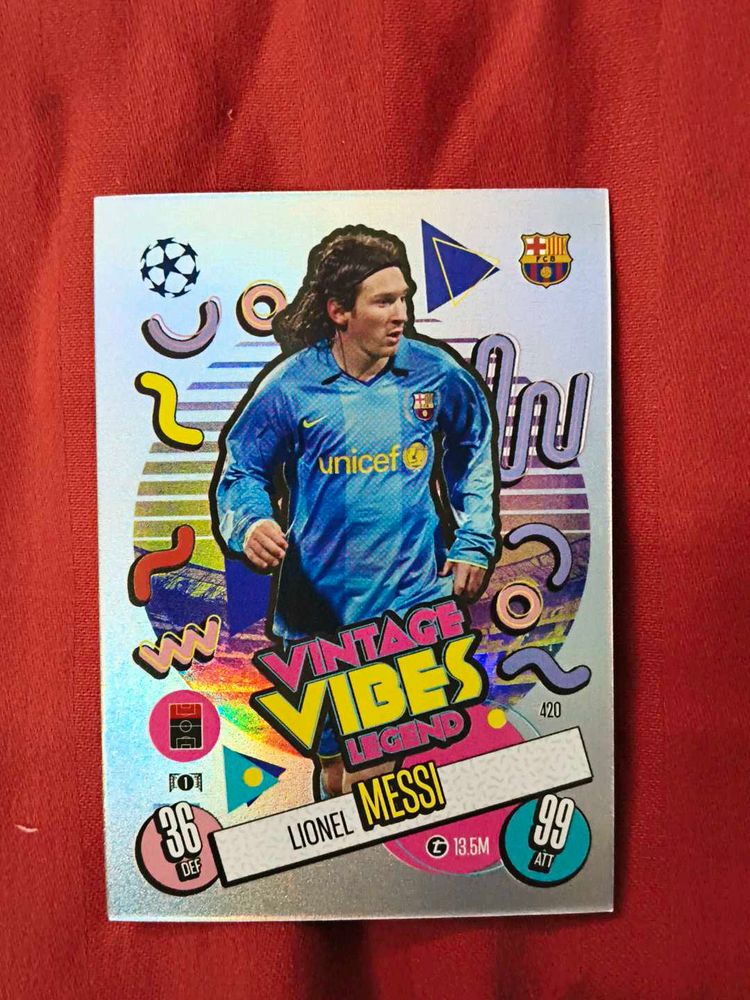 Lionel Messi - Vintage Vibes Card