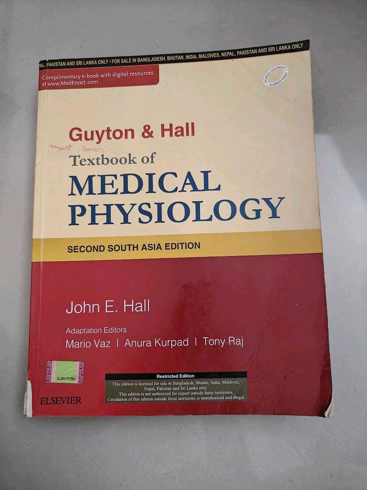 Guyton &amp; Hall Medical Physiology Textbook