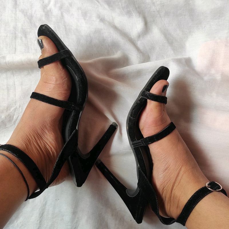MFT Couture Black Pencil Heels