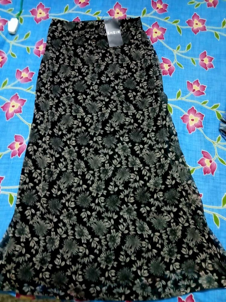 Floral Print Skirt