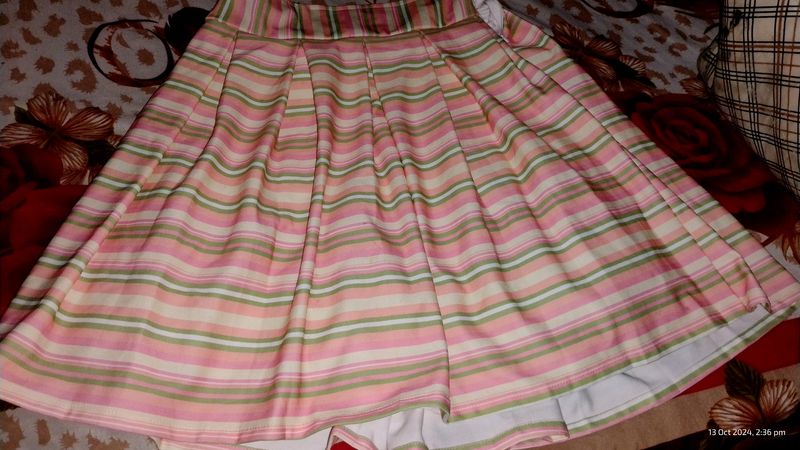 Multicolored Korean Skirt