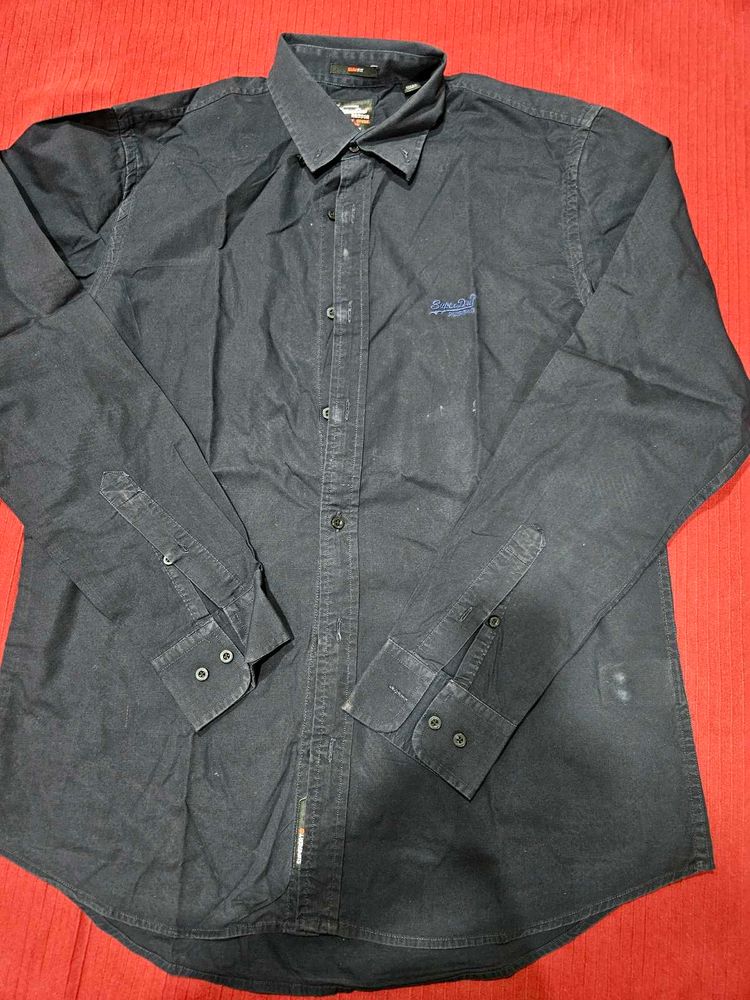 Superdry Men&#39;s Blue Shirt