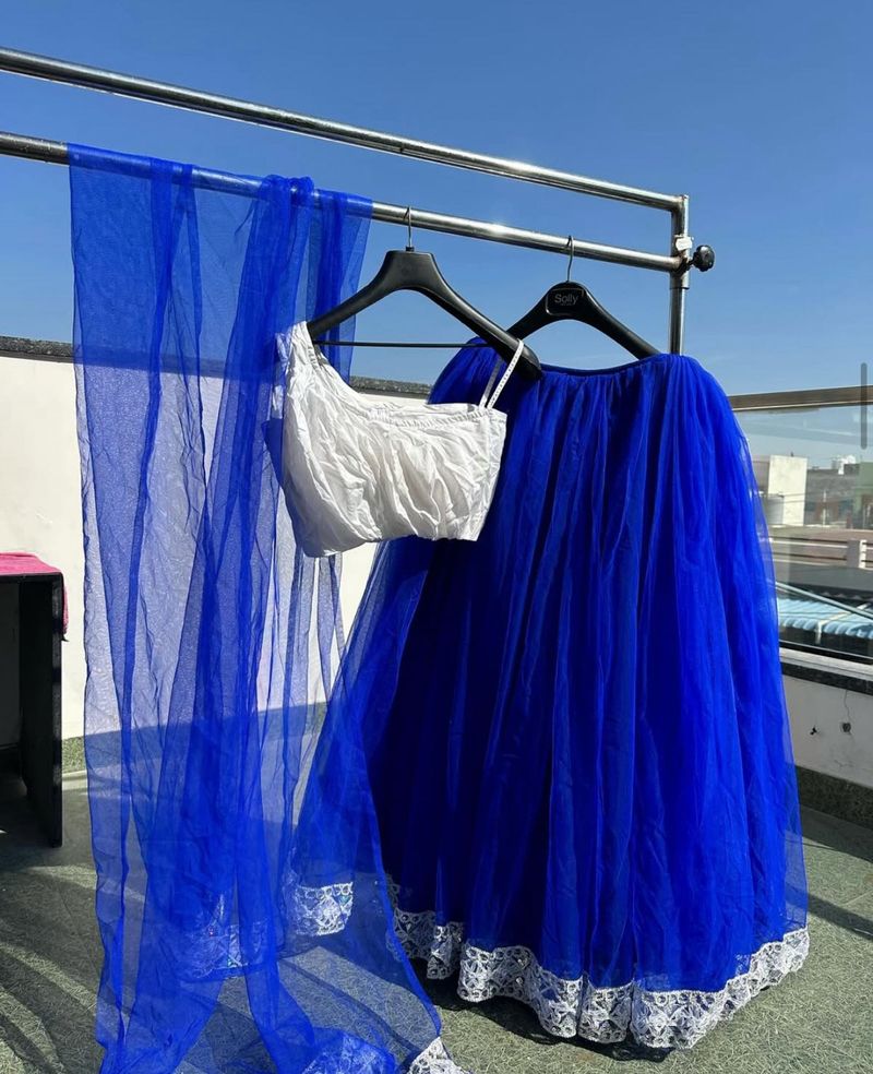 Blue Lehenga Set