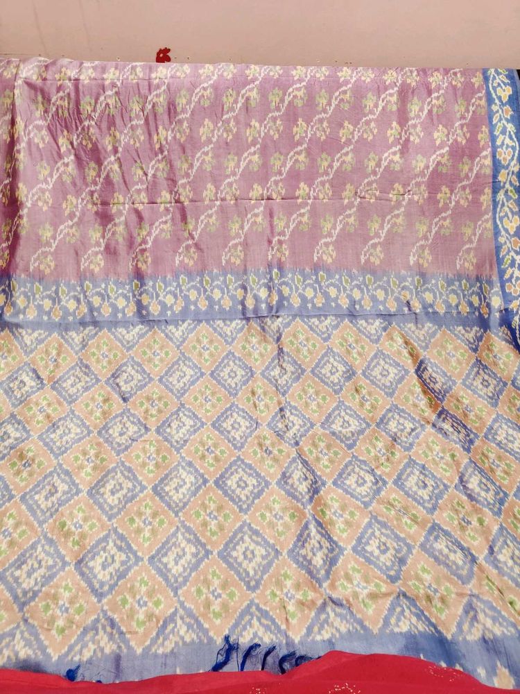 Pure Silk Ikkat Saree