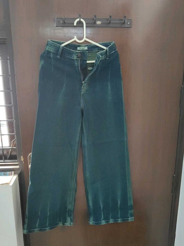 Wide Leg Denim Jeans