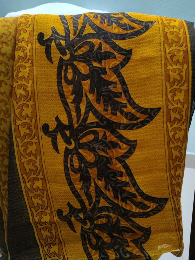 Elegant Yellow Saree