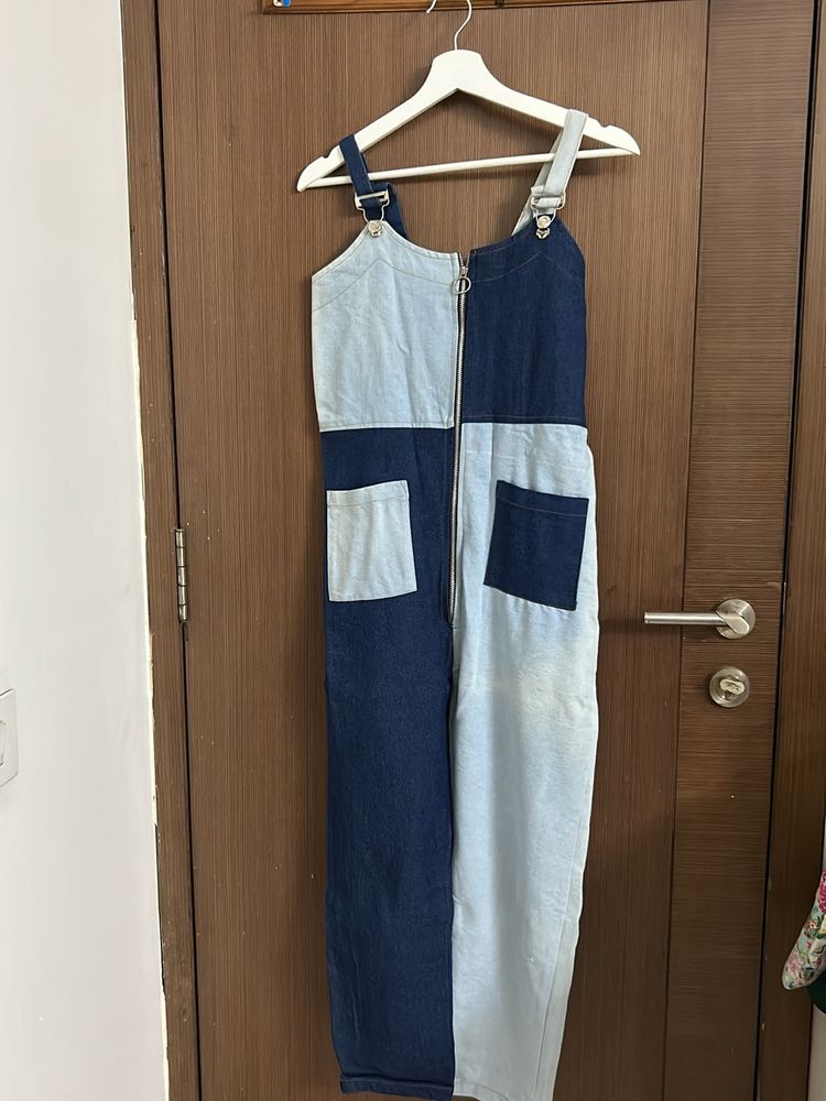 Trendy Denim 2 Shaded Long Dungree