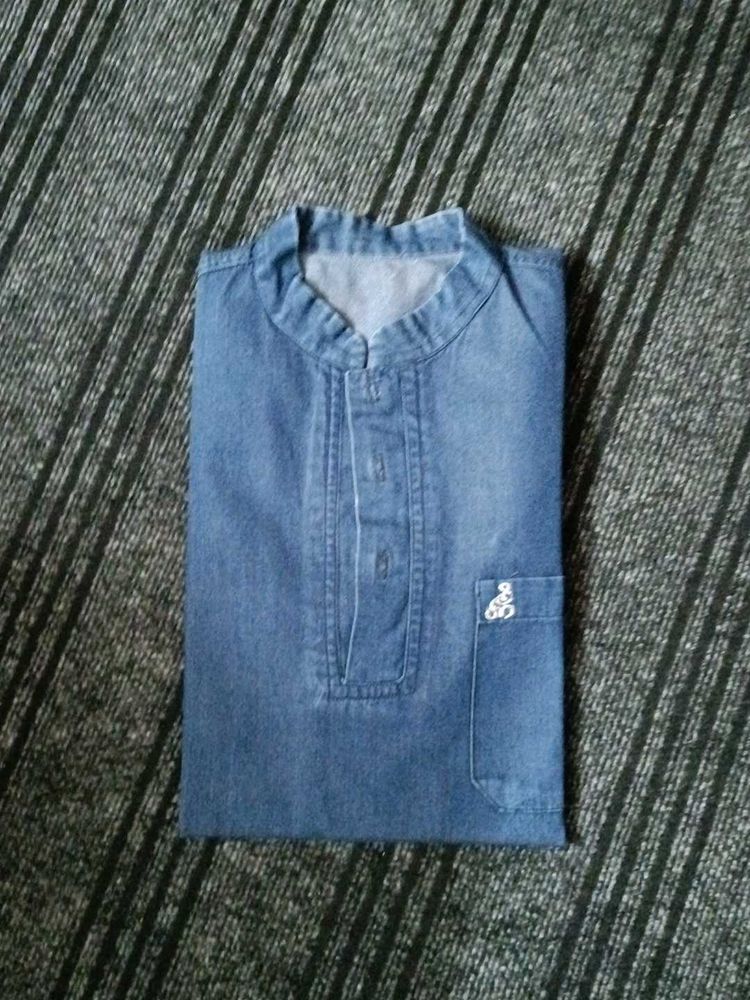 Denim Style Kurta