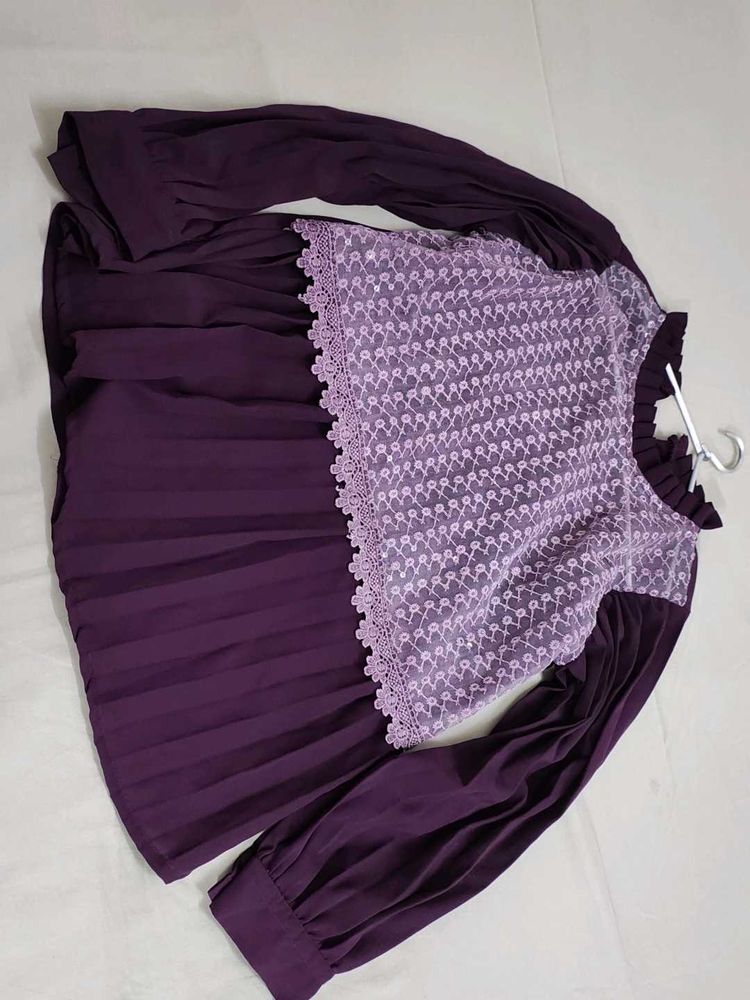 Women Purple Tops/Short Kurti 💟