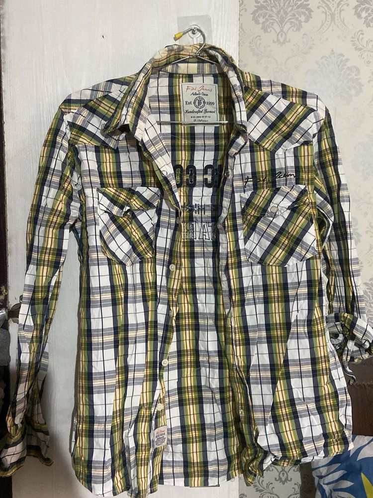 Men Plaid Shirt