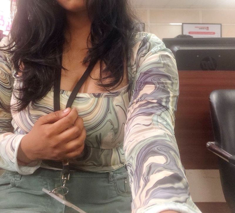 Swirl Print Long Sleeve Tops