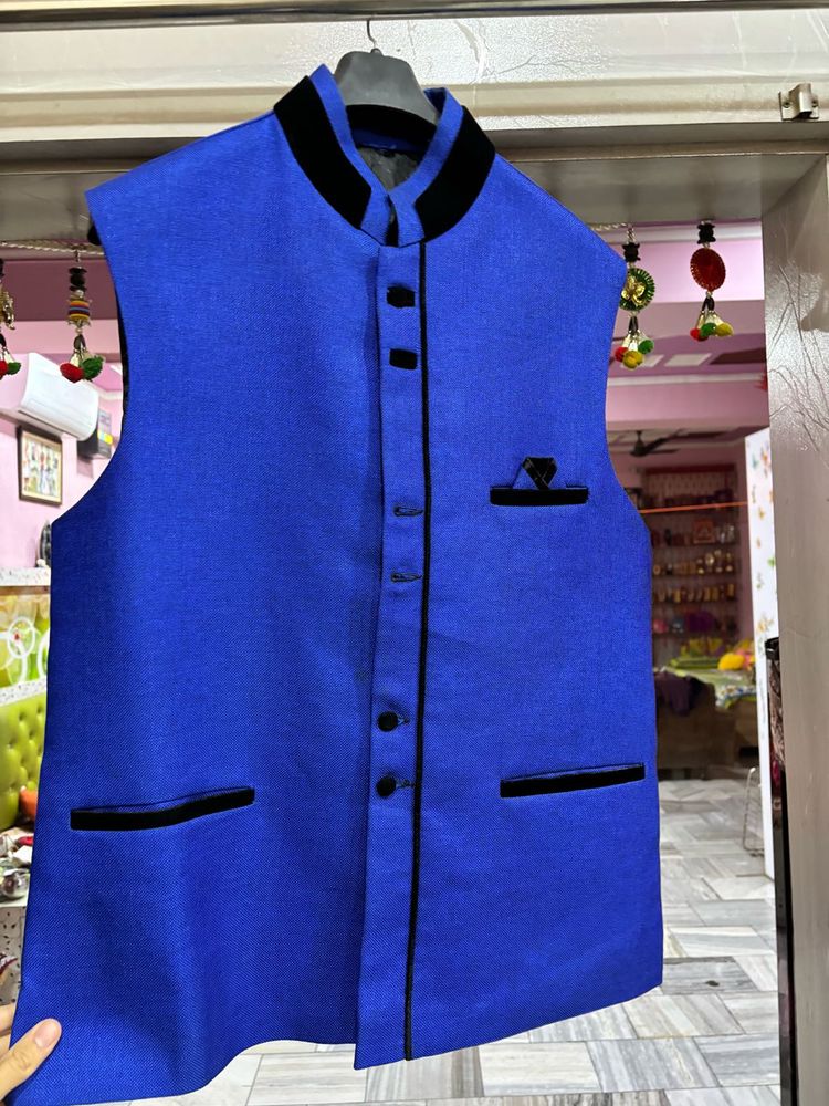 Blue Ethnic Jacket