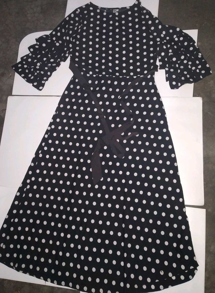 Polka Dot Maxi Dress