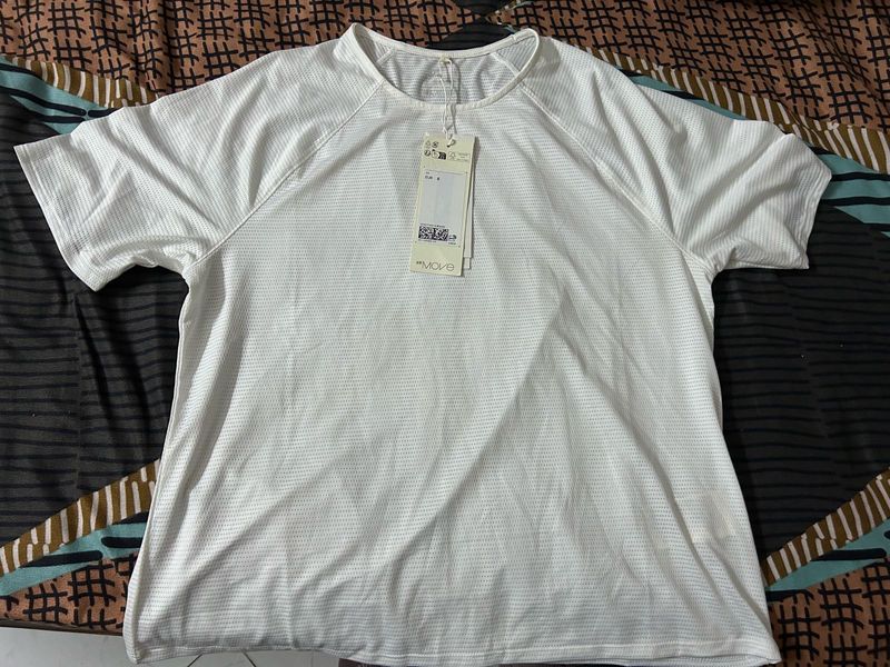 H&amp;M Dry Fit Translucent Tshirt- Bust 34/36- New