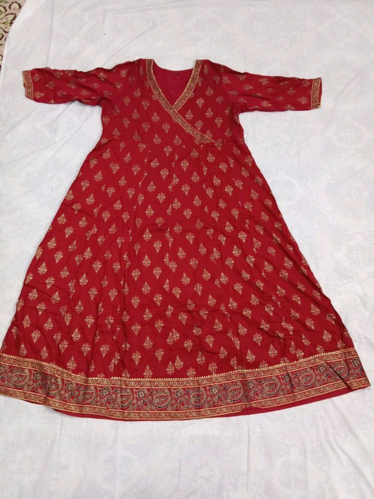 Beautiful A-line Kurti Set
