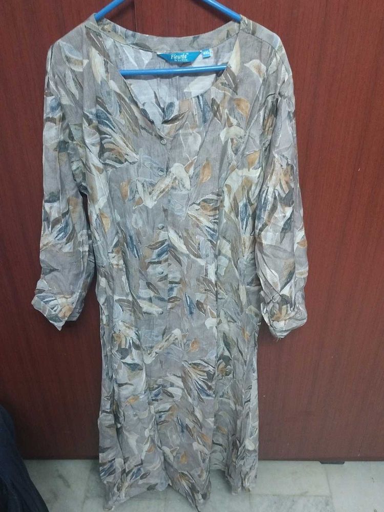 Floral Print Tunic Top