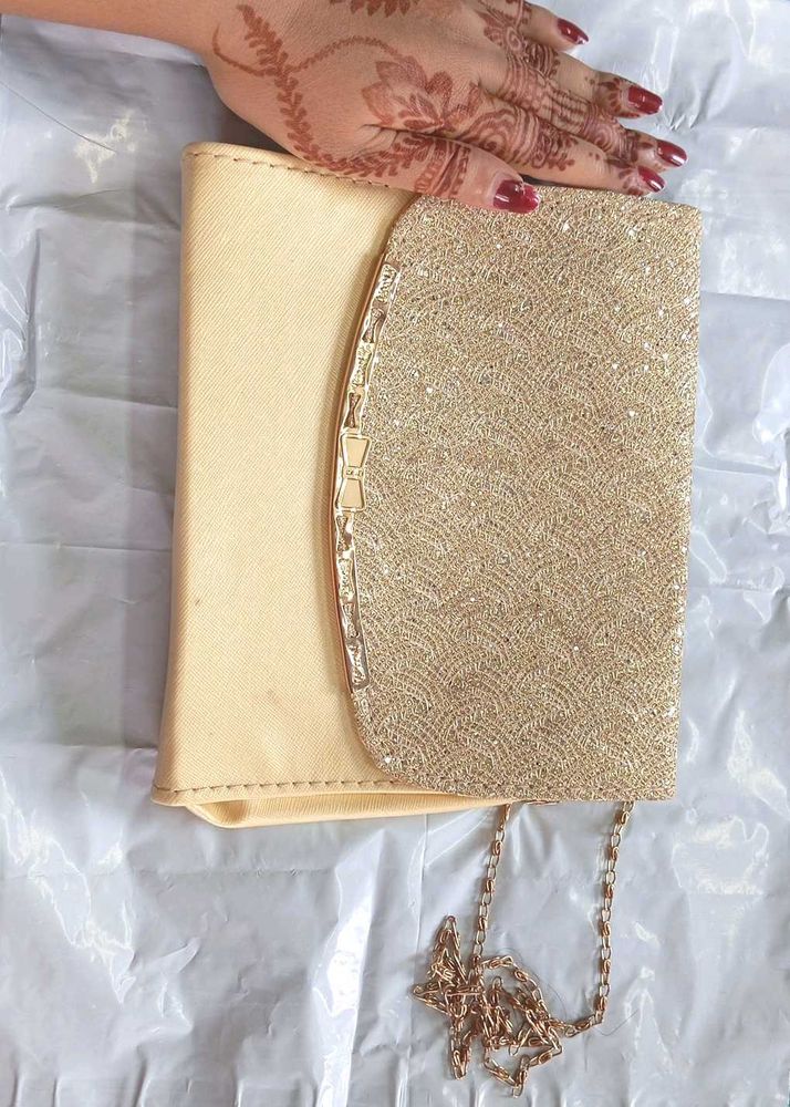 Sparkly Gold Clutch