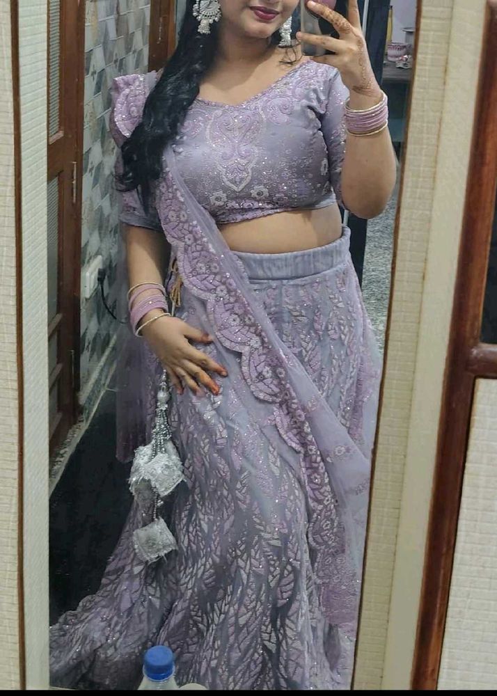 Purple Lehnga