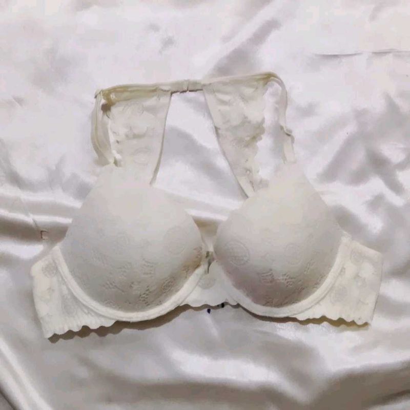 White Lace Bra