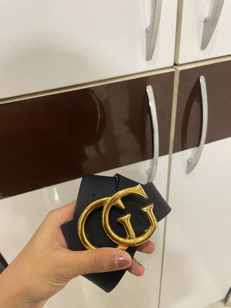 Gucci Belt - Black Leather