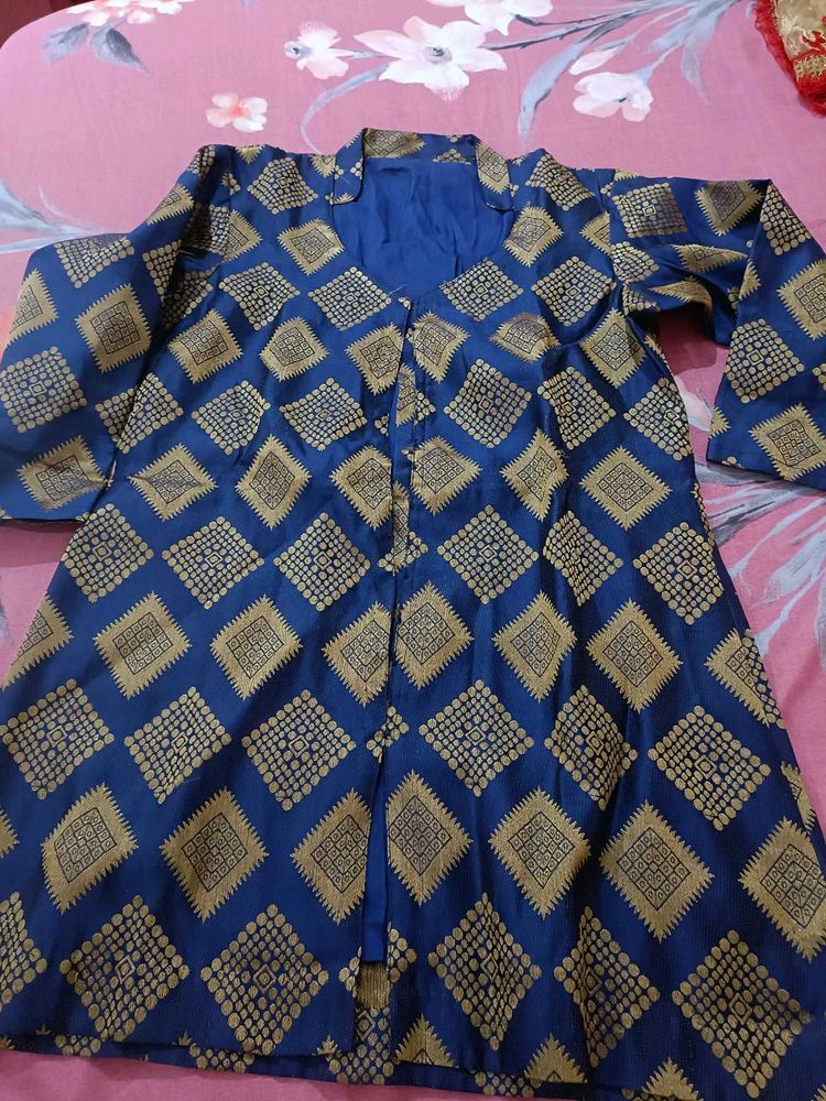 Geometric Diamond Print Jacket