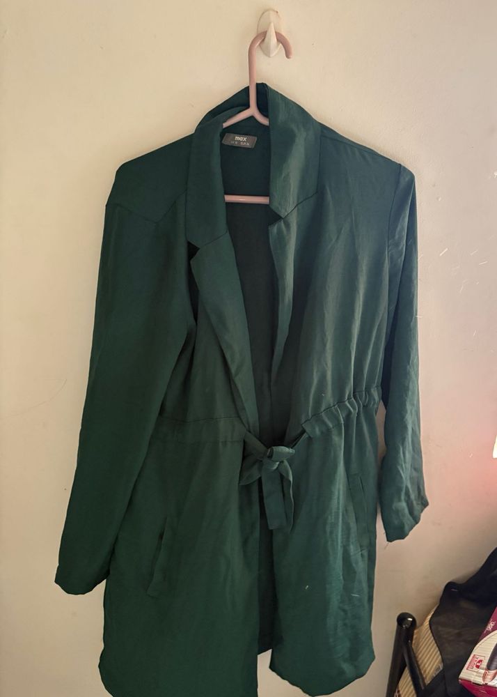 Green MAX Trench Coat
