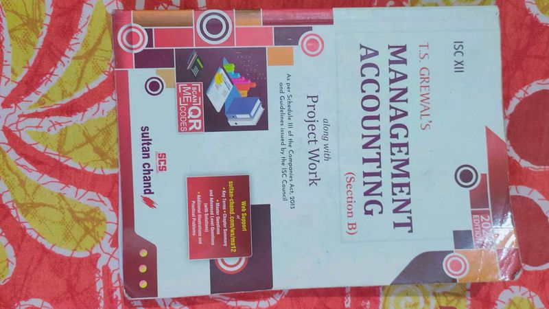 Management Accounting - ISC XII
