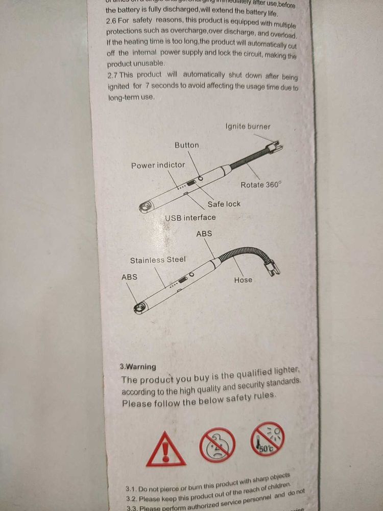 Electric Arc Lighter
