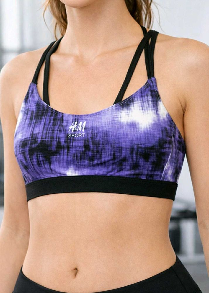 H&amp;M Sport Purple Sports Bra