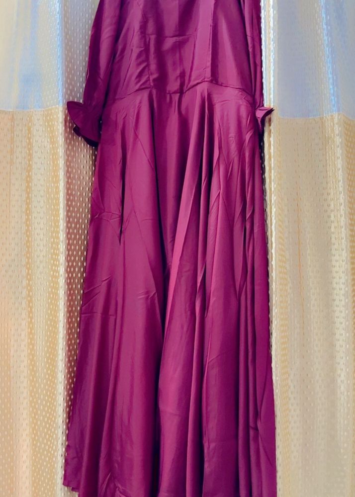 Maroon Maxi Dress