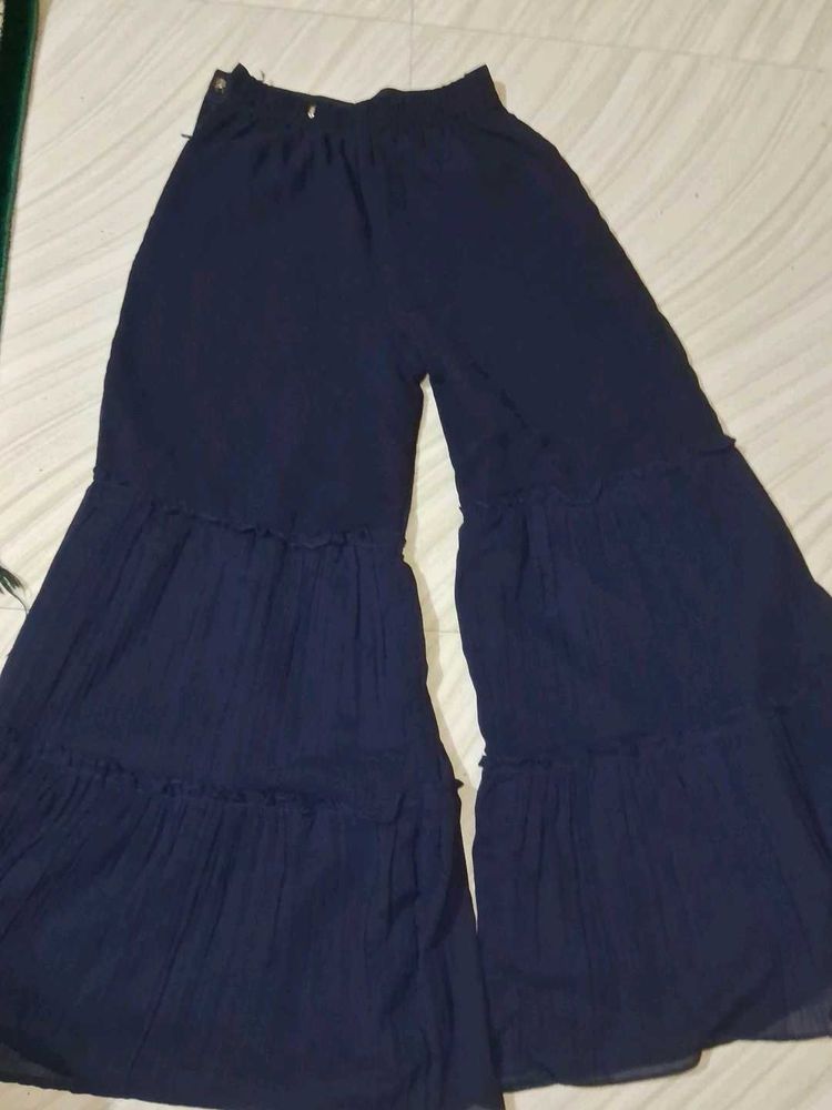Navy Blue Palazzos