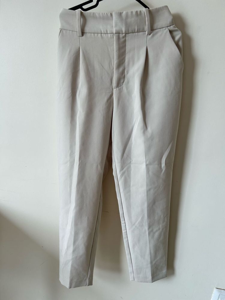 Beige Trousers