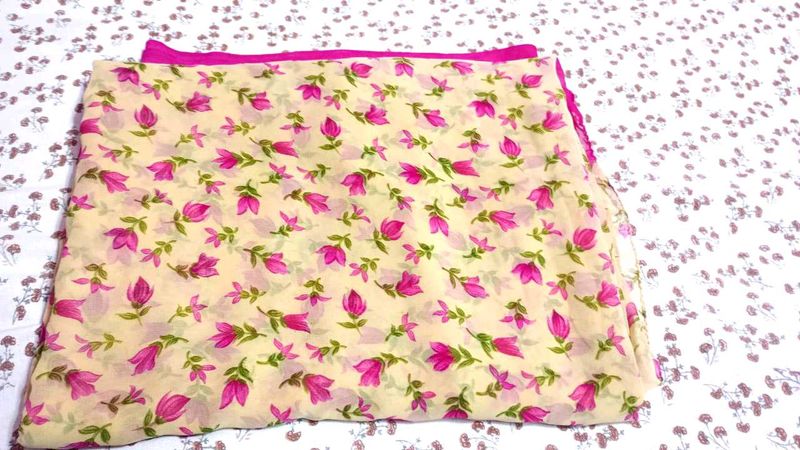 Floral Print saree