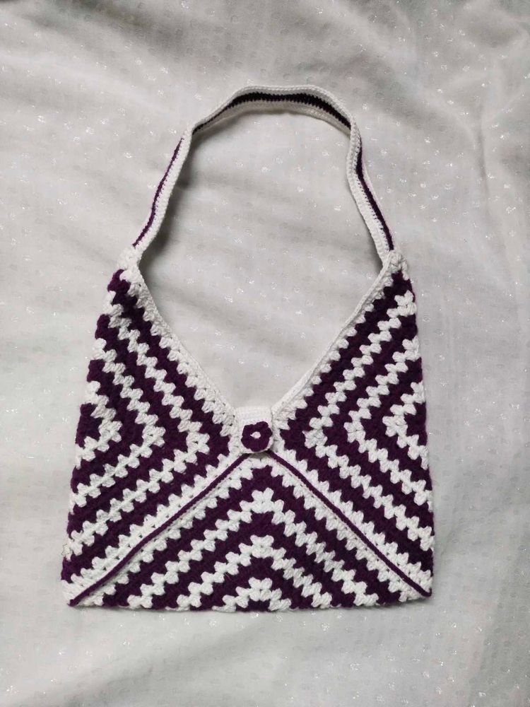 Handmade Crochet Shoulder Bag