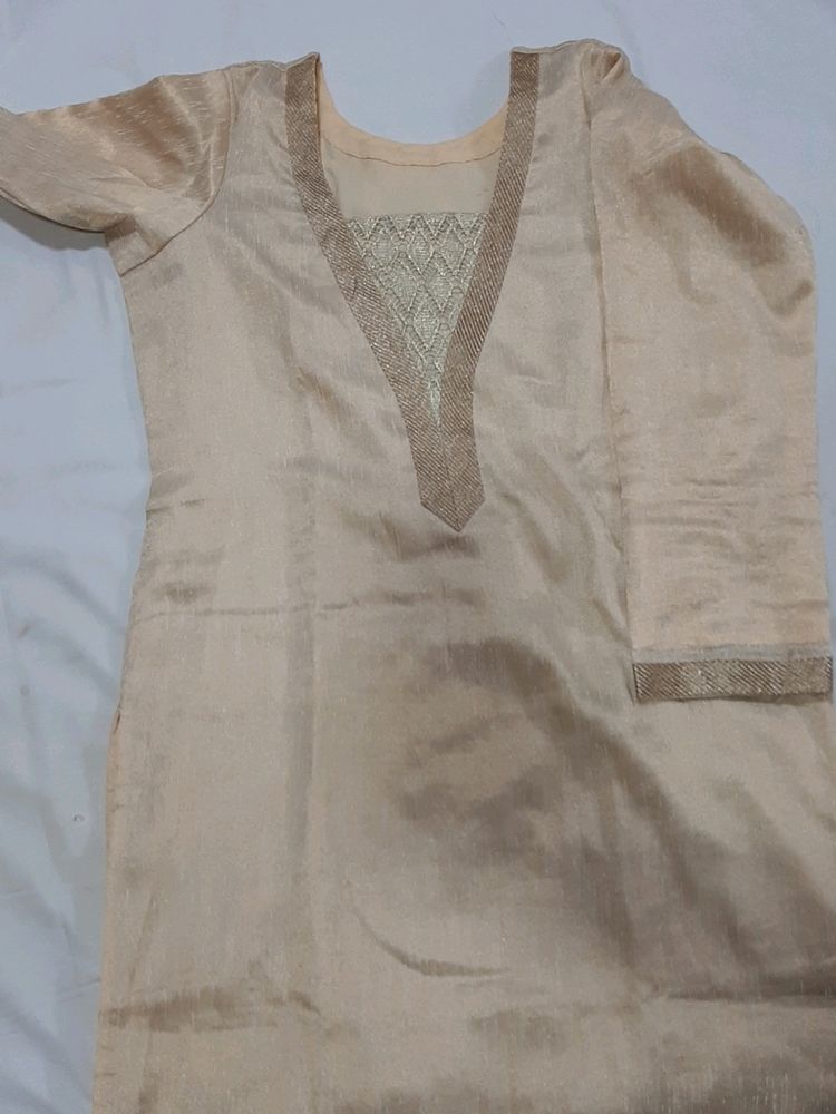 Rose Gold Festive Wear Kurti