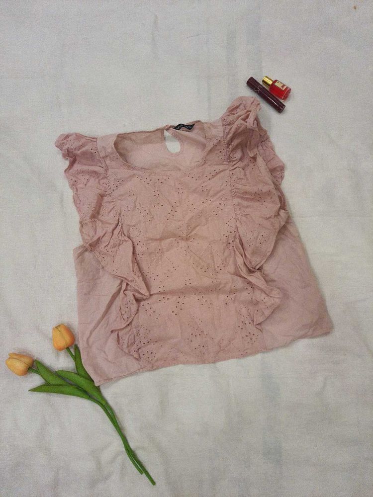 Pink Boxy Top