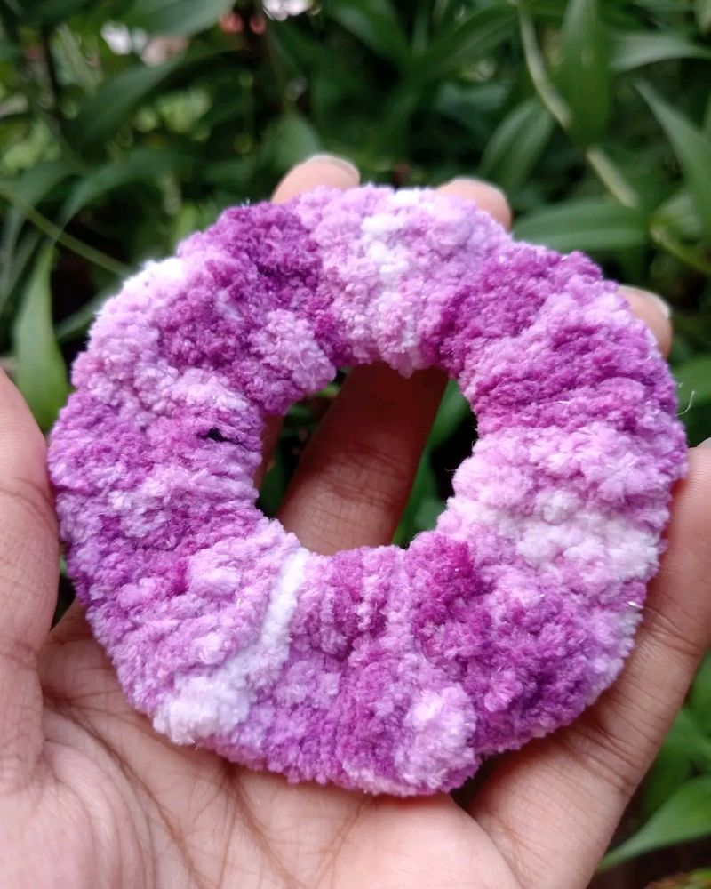 Purple Crochet Scrunchie💜
