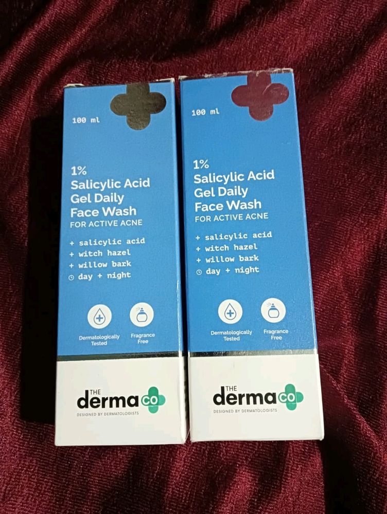 Combo Derma Co Salicylic Acid Facewash &amp;sunscreen