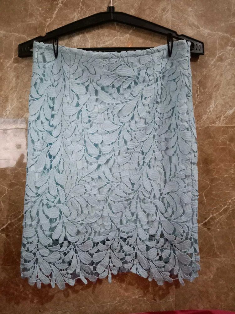 Lace Mini Skirt