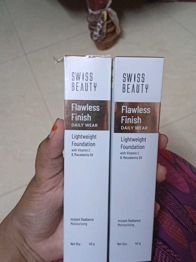 Pack Of 2 Swiss Beauty  Foundation