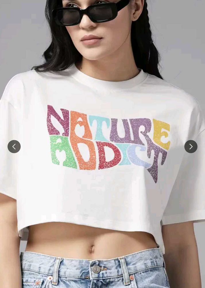 White Crop Top