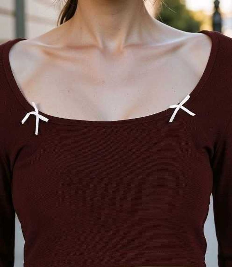 Ribbed Long Sleeve Top